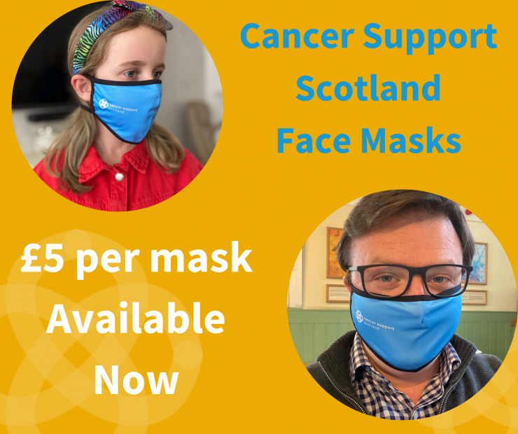 Branded Face Masks £5 Cancer Support Scotland