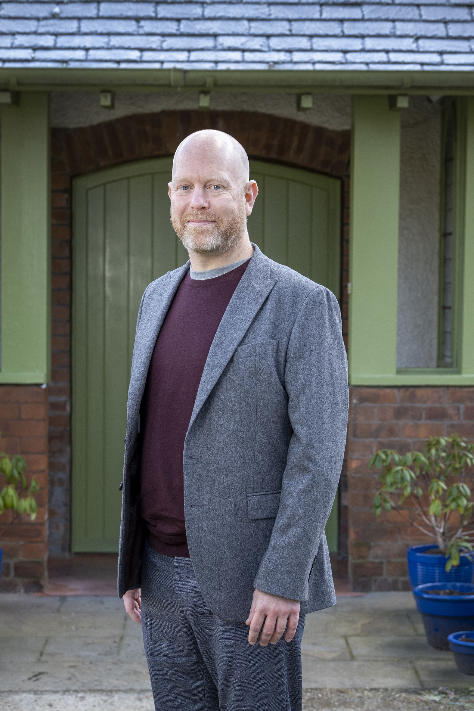 Photo of the New Interim CEO, Michael MacLennan, outside the Calman Centre.